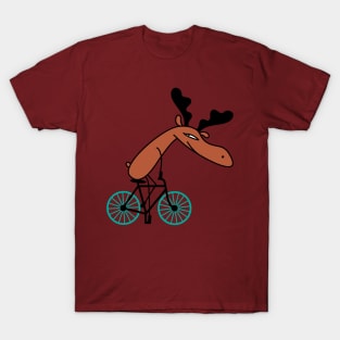 Bicycle moose (b) T-Shirt